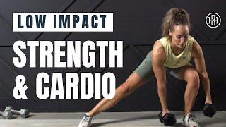 Low Impact STRENGTH & CARDIO Workout // Dumbbell Workout