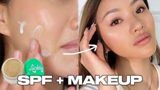 How to Make SPF Look GOOD + Reapplication with Makeup