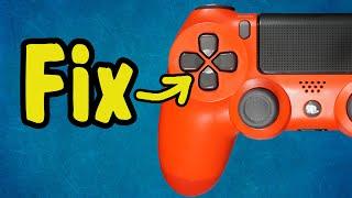How to Fix the D-pad on a DualShock 4 PS4 Controller | Repair Replace Clean Stuck Sticky Broken Dpad
