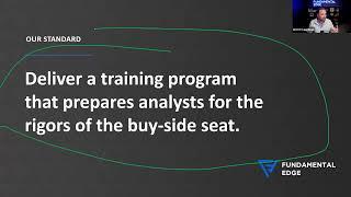 Fundamental Edge Analyst Academy Info Session January 2025