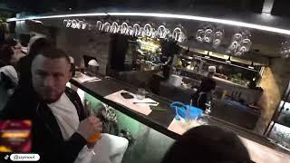 ADRIAN POLAK SPITS ON SZYMOOL AT THE RESTAURANT