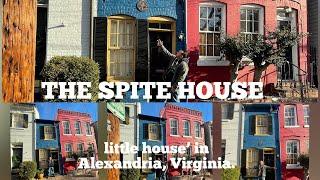 THE SPITE HOUSE, The smallest house in the United States | La CASA MÁS PEQUEÑA en USA | Alexandria