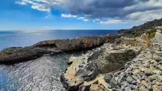 По южному берегу Крита..с гор в море Дайвинг Kalypso Крит район Плакиас октябрь 2020