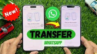 How to Transfer WhatsApp Chats Without Backup ( iPhone to iPhone )