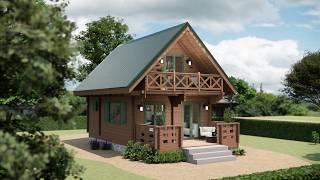 16x31 ft (5x9m) Loft Wooden Small House | Cozy & Functional Design with Stunning Details