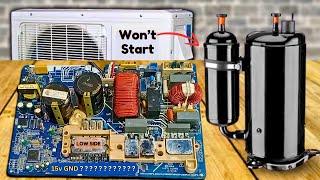 Mini Split AC Circuit Repair, Not Able To Start Compressor
