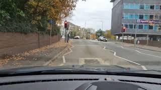 Clockhouse Roundabout, Victoria Rd, taking 3rd Exit onto A325 S. Farnborough Driving Test Route Help