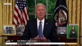 US Elections | Biden explains decision to end race