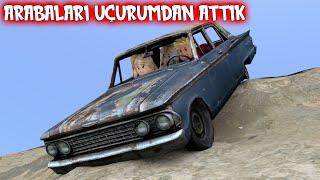 Arabayla Uçurumdan Aşağı Atladık | Roblox Drive Cars Down a Hill