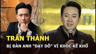 Trấn Thành bị đàn anh “dạy dỗ” vì khóc kể khổ, cả showbiz quay lưng, Hari Won tuyên bố: “Khùng điên”