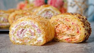 Salty rolls for dinner or as an appetizer - you will delight both the housemates and the guests