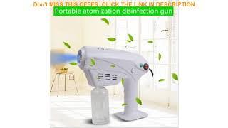 Slide 1200W Handheld Atomization Disinfection Fog Machine Stage Smoke Machine Blue Light Nano Steam