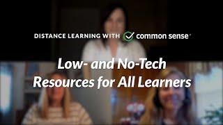 Common Sense PD: Low-Tech Resources For All Learners