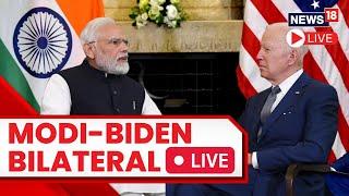 PM Modi US Visit LIVE | PM Modi Holds Bilateral Talk With Joe Biden At White House | PM Modi LIVE