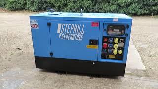 Powertech Generators immaculate 2012 25kVA Stephill generator