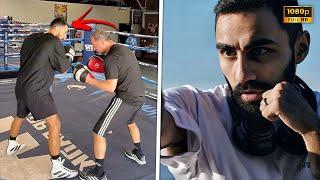 Artem Harutyunyan training for Shakur Stevenson. TRAINING CAMP | HIGHLIGHTS HD BOXING (2024)