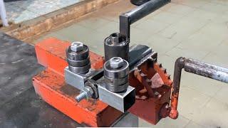Cách chế máy uốn sắt mini thủ công | How to make a manual mini iron curling machine