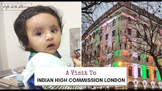 VISIT TO INDIAN HIGH COMMISSION LONDON | VLOG 9 | INDIAN BABY'S BIRTH REGISTRATION IN UK