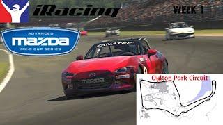 Sums Up Sim Racing First Corners. iRacing MX5 Cup Week 1