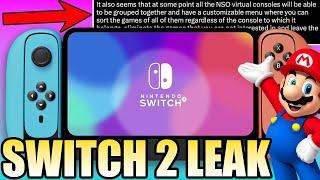 This Nintendo Switch 2 Leak Is Very Promising