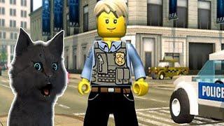 СУПЕР КОТ В ГТА ДЛЯ ДЕТЕЙ ЛЕГО СИТИ   Lego City Undercover  ЧЕЙЗ МАККЕЙН ЕДЕТ ЗА КОШКАМИ