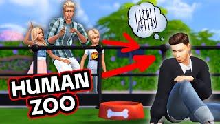 I built an unethical human zoo in The Sims 4