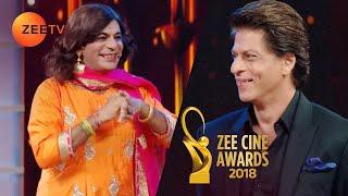 Zee Cine Awards 2018 - Comedy Queen Sunil Grover Hits On Shah Rukh Khan With #zaalima - Zee Tv