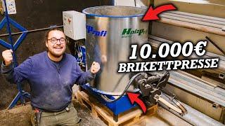 EINE BRIKETTPRESSE FÜR 10.000 EURO