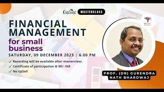 Financial Management for Small business | MasterClass