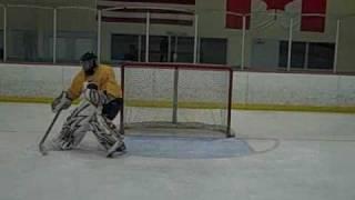 Bandits Goalie School - HOP STEP vs SHUFFLE vs T-PUSH