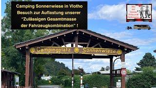 Campingplatz Sonnenwiese statt Stellplatz an der Weser in Vlotho - Auflastung  Nummer 3 stand an 