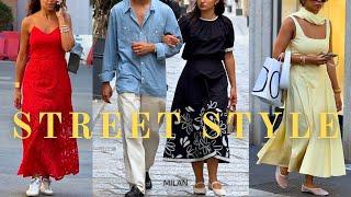 Street Style Trends & Italian Fashion Must-Haves: Effortless and Chic Minimalist Outfits from Milan