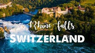 Rhine Falls Switzerland - Drone 4K