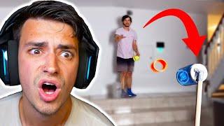 Reacting To ONE IN A MILLION Trick Shots!