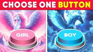 Choose One Button! GIRL or BOY Edition ️ Quiz Shiba
