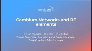 Purdicom: Introducing RF elements alongside Cambium Networks