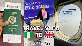 FINALLY! Moving from NIGERIA to  UK| Is Flying British Airways WORTH the hype?#travelvlog #relocate