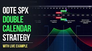 SPX 0dte Double Calendar Options Strategy | Day Trading