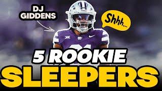 5 Sleepers I LOVE for 2025 Dynasty Football Rookie Drafts!