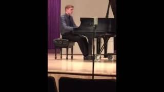 Christopher Michael Hill's piano performance at the Bob Cole Conservatory -Un sospiro  Franz Liszt