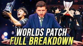 WHICH TEAM WILL BENEFIT MORE FROM THE WORLDS META? - WORLDS 2024 Patch Full Breakdown | YamatoCannon