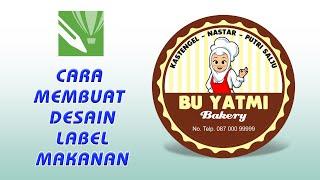 Food label design using coreldraw