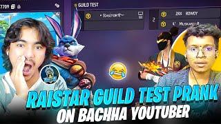 Old Raistar Guild Test Prank on Baccha Youtuber He Exposed me - Laka Gamer