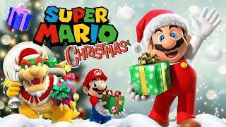 Mario Christmas | Super Mario Run and Freeze | Mario Christmas Game for Kids | PhonicsMan Fitness