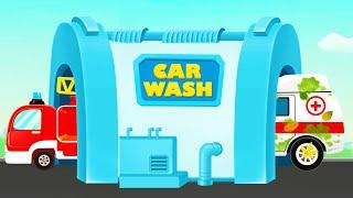 CAR PUZZLE & CAR WASH: FIRE TRUCK, AMBULANCE | TOPKIDSGAMES 220816