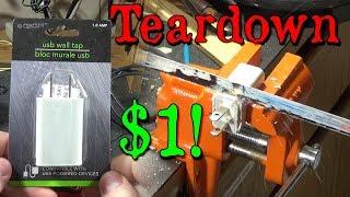 Dollar Store E-Circuit USB Wall Tap Phone Charger Teardown