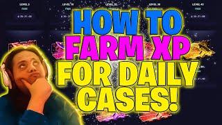 HOW TO FARM XP FOR DAILY CASES ON SKINCLUB (NEW PROMO CODE)