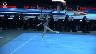 Vladislava URAZOVA (RUS) - 2021 Artistic Europeans - Qualification floor