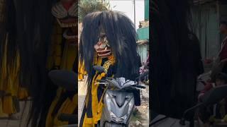 Lucu Barongan Naik Motor Beat #shorts #baronganblora #reogponorogo