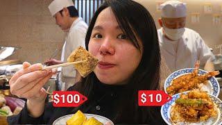 Casual Vs. High End Tempura in Tokyo | Tempura Kondo **